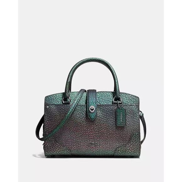 COACH Mercer Satchel 24 in Hologram Leather Buffalo Limited Edition - Picture 1 of 16